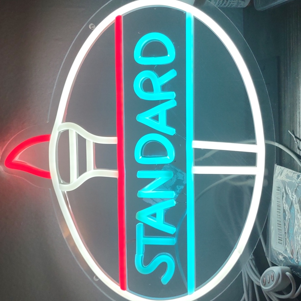 Standard oil lucite sign
